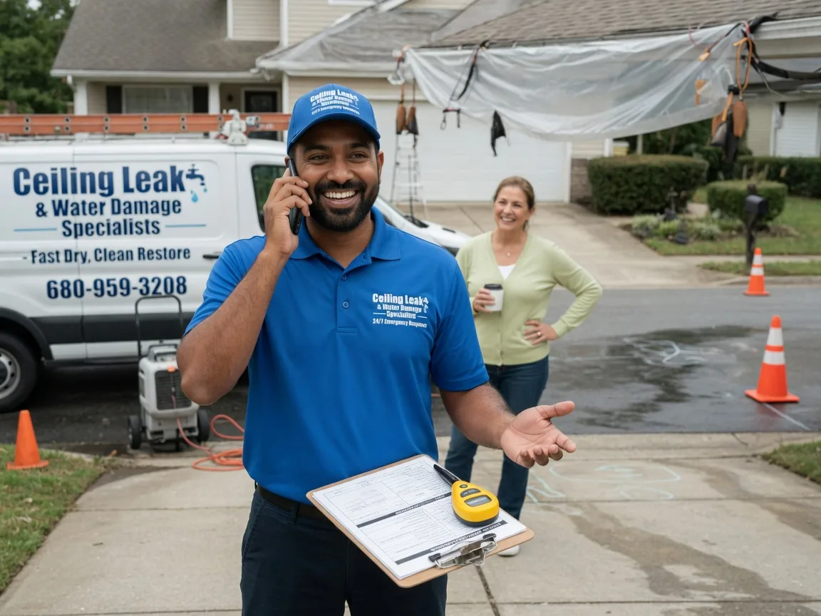 Ceiling Leak Cleanup Cresbard, SD FAQs